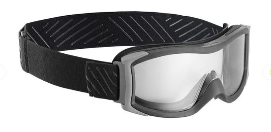 BOLLE X1000 BSSI - GOGGLES - CLEAR PC LENS - PLATINUM ASAF - BLACK TPV/SANTOPRENE VENTED FRAME - NYLON/POLYESTER STRAP