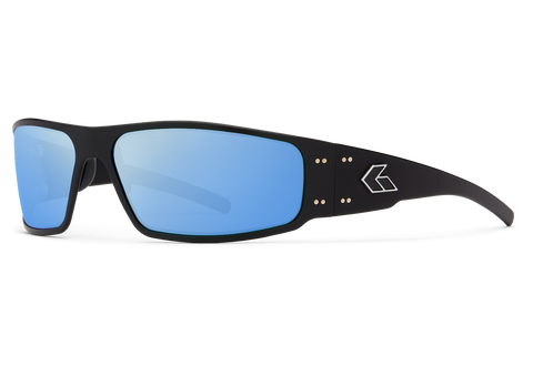 POLARIZED / Blue Mirror Polarized / Black w/Silver Logo