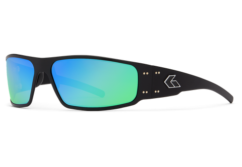 POLARIZED / Green Mirror Polarized / Black w/Silver Logo