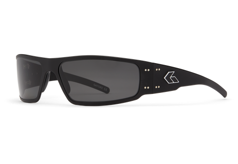 OPZ-POLARIZED / Smoke Optimized (OPz) w/ Blue Mirror / Black w/Silver Logo