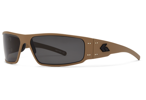 Non-POLARIZED / Smoke / Tan w/Black Logo
