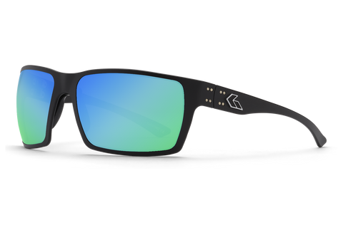 POLARIZED / Green Mirror Polarized / Black w/Silver Logo