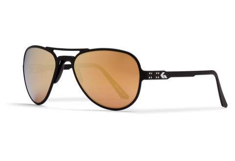 OPZ / Rose Optimized Polarized (OPz) w/ Gold Mirror / Black w/Silver Logo