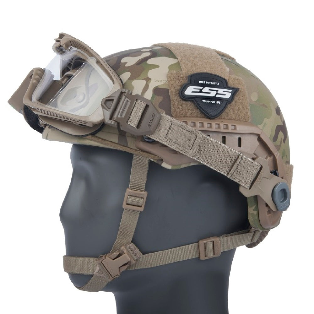 arc rail goggles INFLUX PIVOT TERRAIN TAN W/CLEAR & SMOKE GRAY – GovEyewear