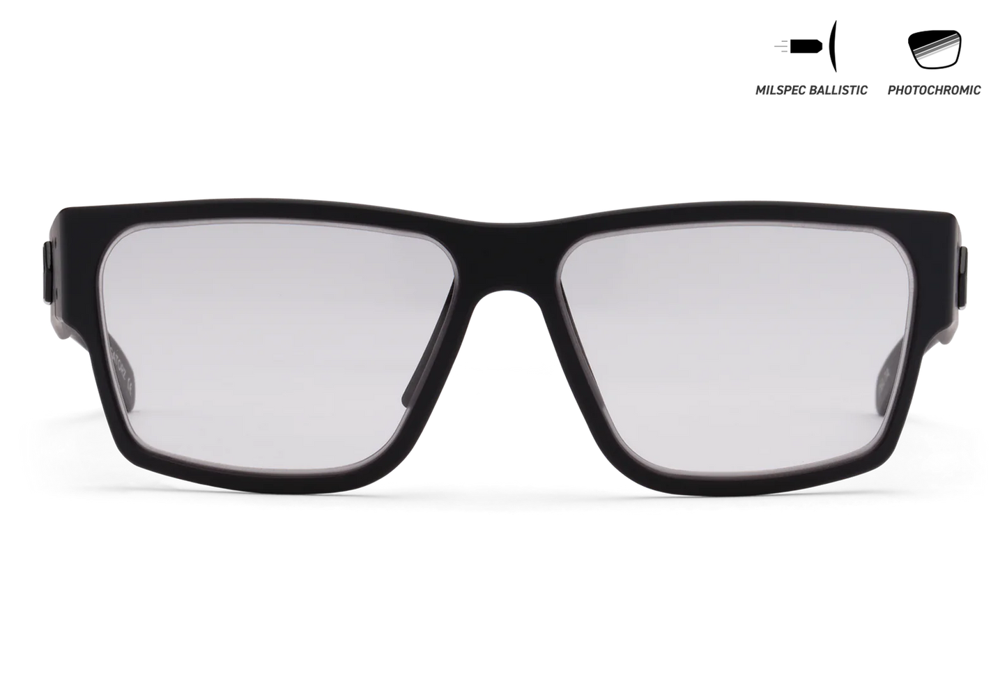MILSPEC BALLISTIC Z87.1 DELTA - BLACKOUT - PHOTOCHROMIC / ANTI-FOG