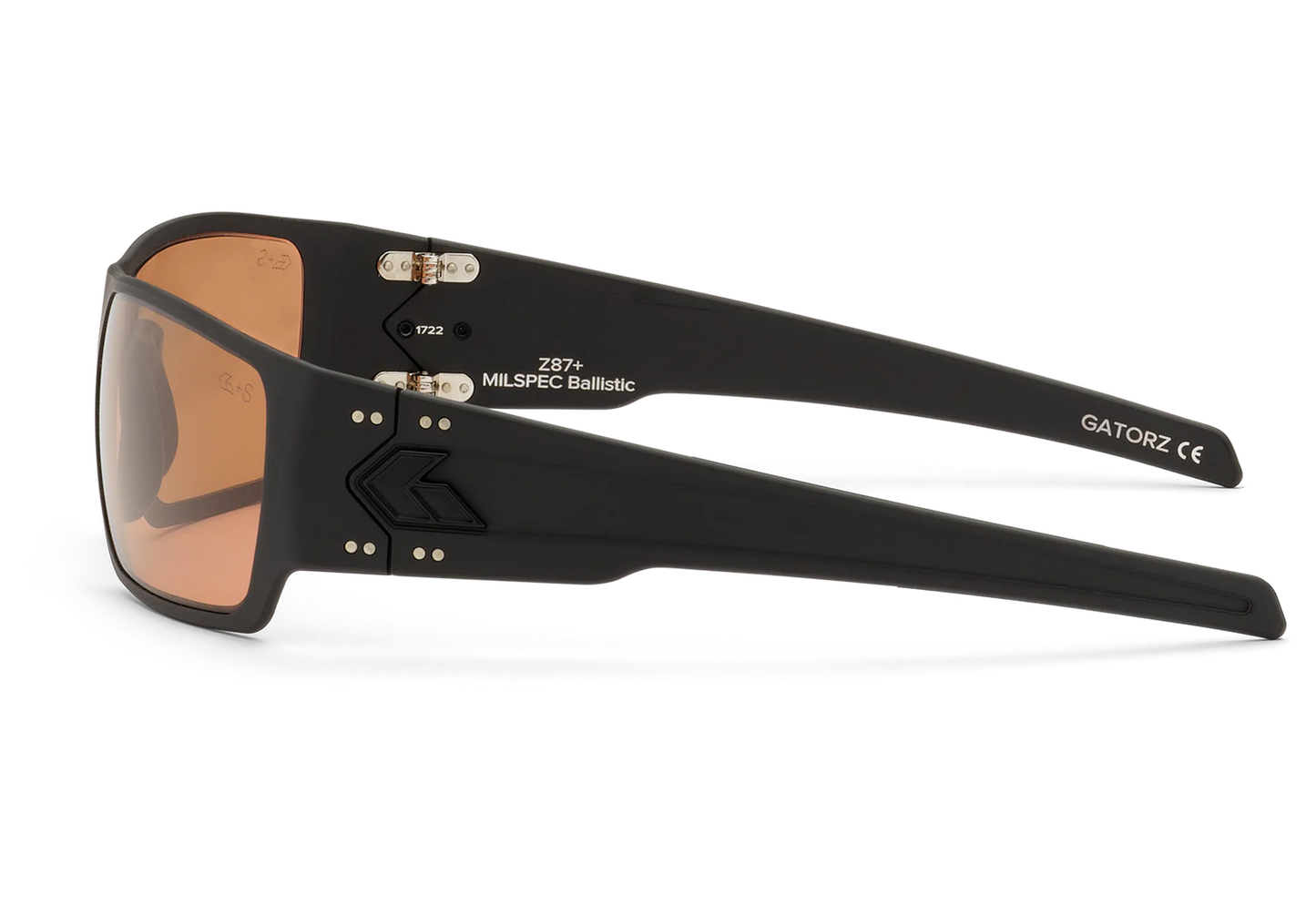 MILSPEC BALLISTIC Z87.1 SPECTER - CERAKOTE BLACKOUT - PHOTOCHROMIC LASER POINTER PROTECTION / ANTI-FOG
