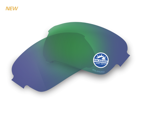 ESS ROLLBAR REPLACEMENT LENS POLARIZED MIRRORED GREEN