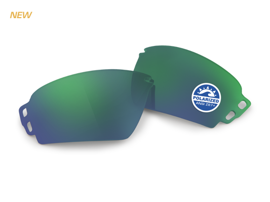 ESS CROWBAR REPLACEMENT LENS POLARIZED MIRRORED GREEN