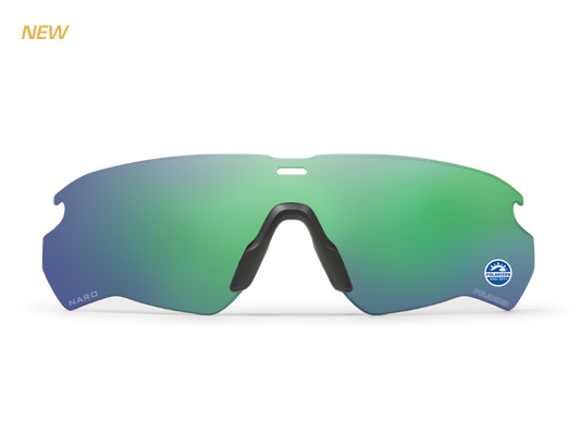 ESS CROSSBLADE NARO REPLACEMENT LENS POLARIZED MIRRORED GREEN