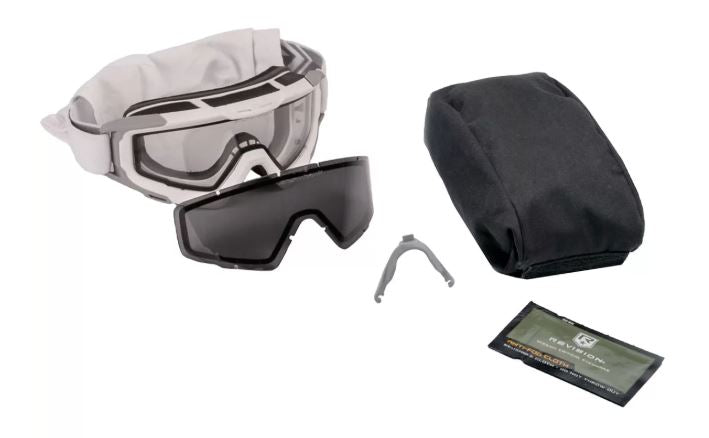 SNOWHAWK® GOGGLE - U.S. MILITARY KITS - CLEAR AND SMOKE