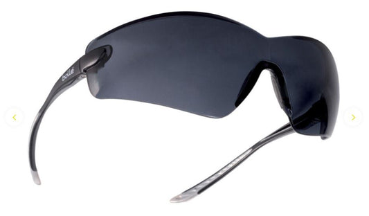BOLLE COBRA SAFETY SPECTACLES PC SMOKE PLATINUM PC TPR RIMLESS