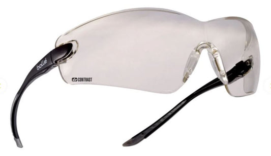 BOLLE COBRA SAFETY SPECTACLES PC CLEAR ASAF PC TPR RIMLESS - PACK OF 10