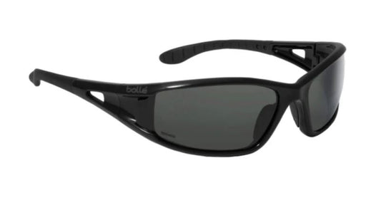 BOLLE LOWRIDER SAFETY SPECTACLES PC POLARIZED SMOKE AS PC FULL FRAME - PACK OF 10
