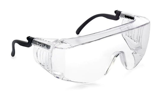 BOLLE SQUALE / OVERRIDE SAFETY SPECTACLES OTG PC CLEAR ASAF NYLON PC OTG - PACK OF 10