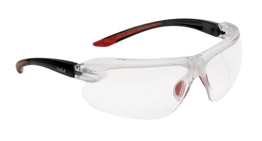 BOLLE IRI-S SAFETY SPECTACLES PC CLEAR ASAF PC TPR RIMLESS - PACK OF 10