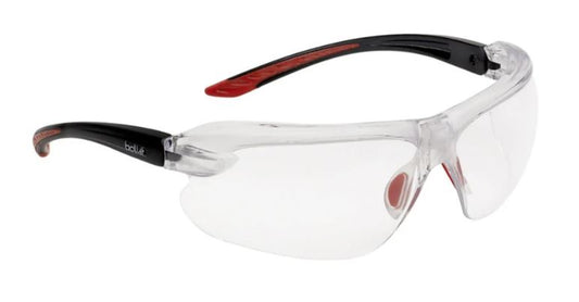 BOLLE IRI-S SAFETY SPECTACLES PC CLEAR ASAF PC TPR RIMLESS - PACK OF 10
