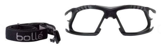 BOLLE RUSH+ - KIT SAFETY SPARE PARTS POLYESTER SBR BLACK - PACK OF 20