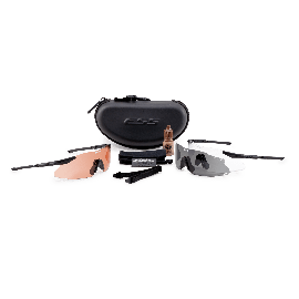 ESS ICE TACTICAL 2X BLACK W/ HI-DEF COPPER, SMOKE GRAY AND W/ CLEAR