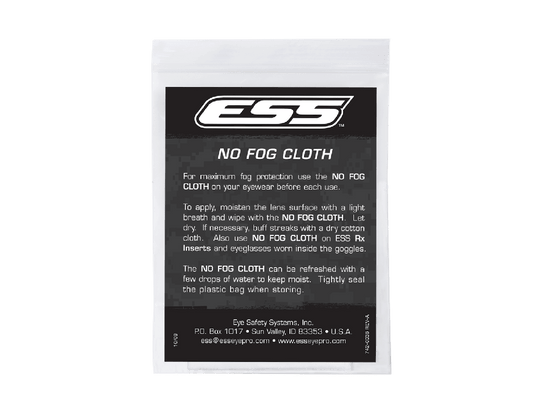 ESS NO-FOG CLOTHS 25 PACK