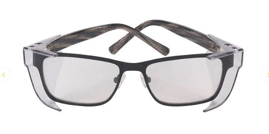 BOLLE B713 MEDIUM - STAINLESS STEEL ACETATE - GREY- 54/17-135