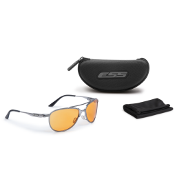 ESS inVINCEible AVIATOR GUNMETAL W/ HI-DEF ORANGE RUST
