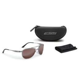 ESS inVINCEible AVIATOR GUNMETAL W/ MIRRORED WHISKEY