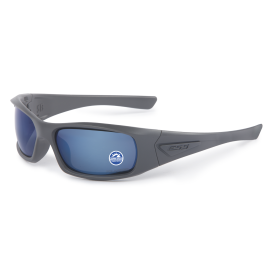 ESS 5B MATTE DARK GRAY W/ POLARIZED MIRRORED BLUE