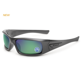 ESS 5B CARBON GRAY W/ POLARIZED MIRRORED GREEN