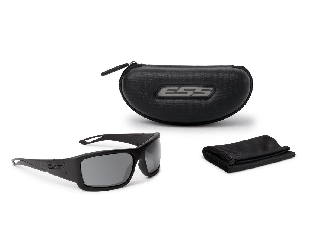 ESS CREDENCE BLACK SUBDUED LOGO W/ SMOKE GRAY