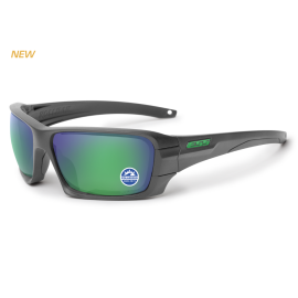ESS ROLLBAR CARBON GRAY W/ POLARIZED MIRRORED GREEN