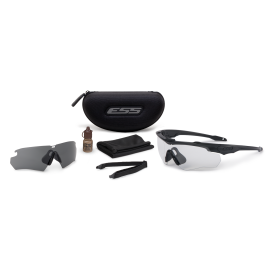 ESS CROSSBLADE BLACK W/ CLEAR AND SMOKE GRAY
