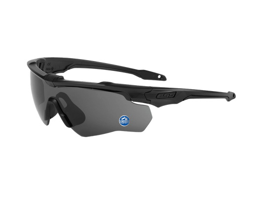 ESS CROSSBLADE STD MATTE BLACK W/ GRAY POLARIZED
