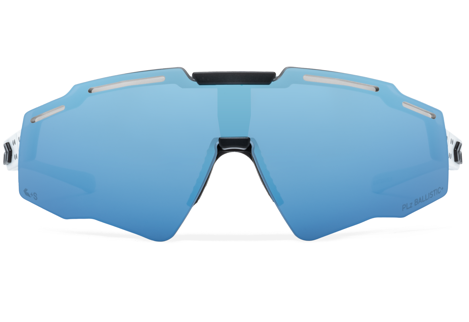 GATORZ BlastshieldB2 MILSPEC Smoke Polarized BlueMirror Frost BlackLogo-2