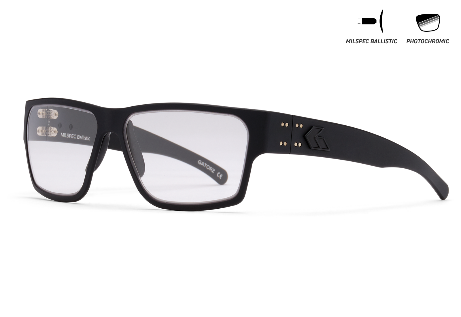 GATORZ Delta MILSPEC InfernoPhotochromic BlackCerakote BlackLogo-1
