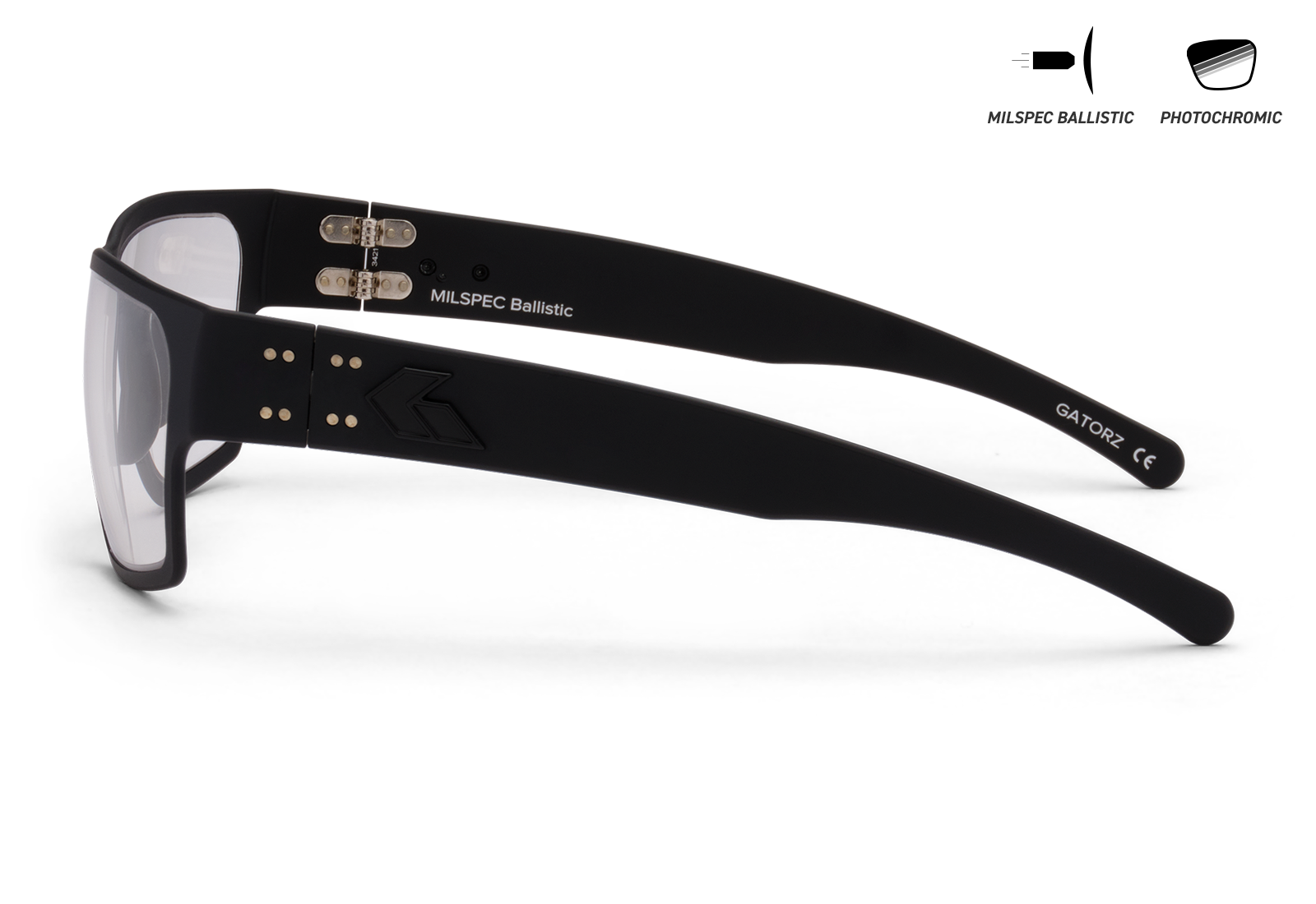 GATORZ Delta MILSPEC InfernoPhotochromic BlackCerakote BlackLogo-3