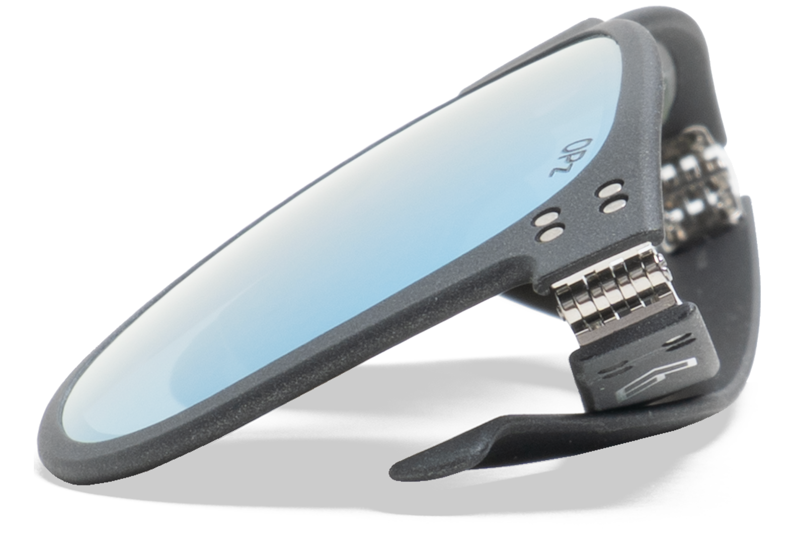 gatorz wraith optimized polarized opz bluemirror graphite engraved logo 4
