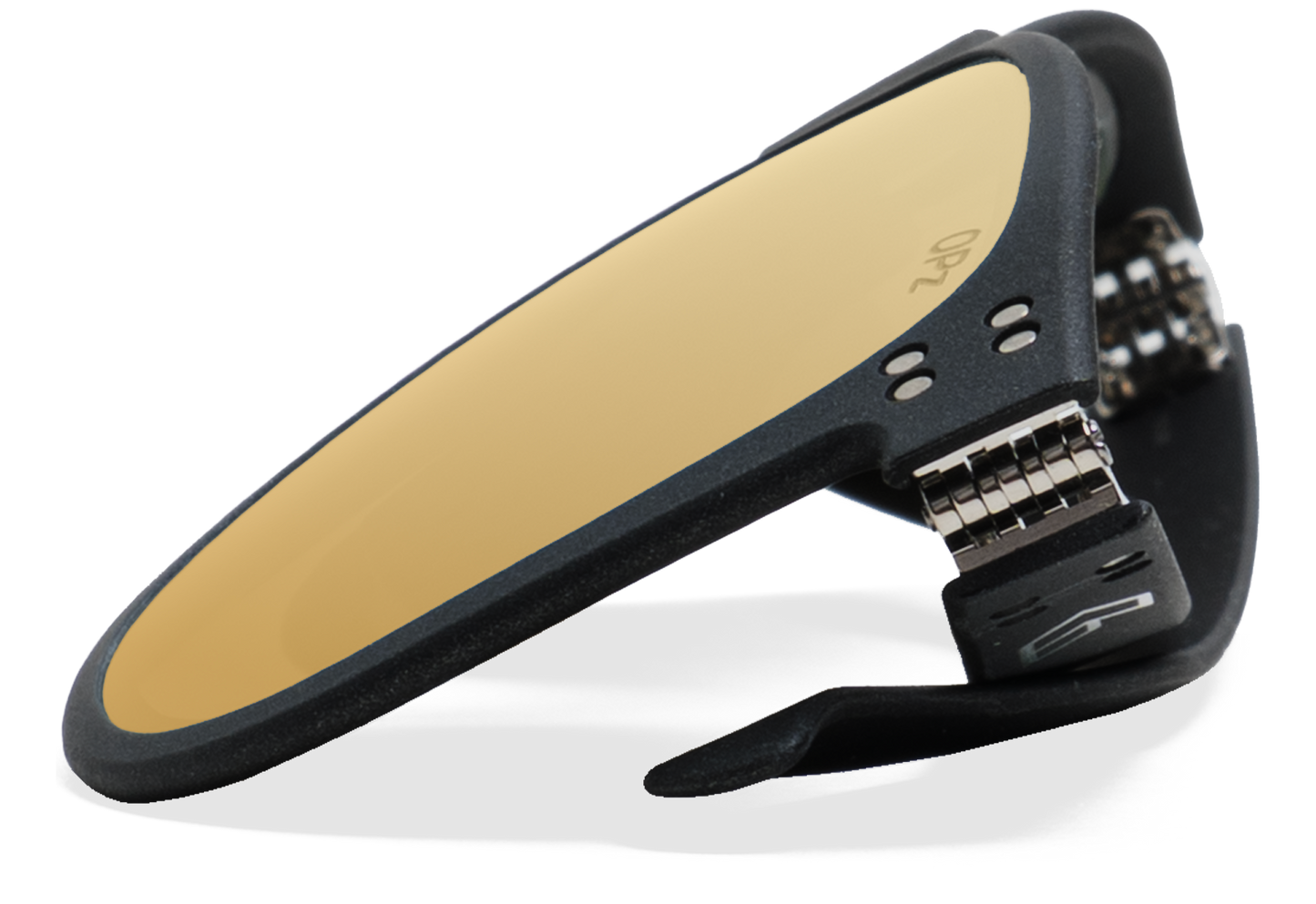 gatorz wraith optimized polarized opz goldmirror black engraved logo 4