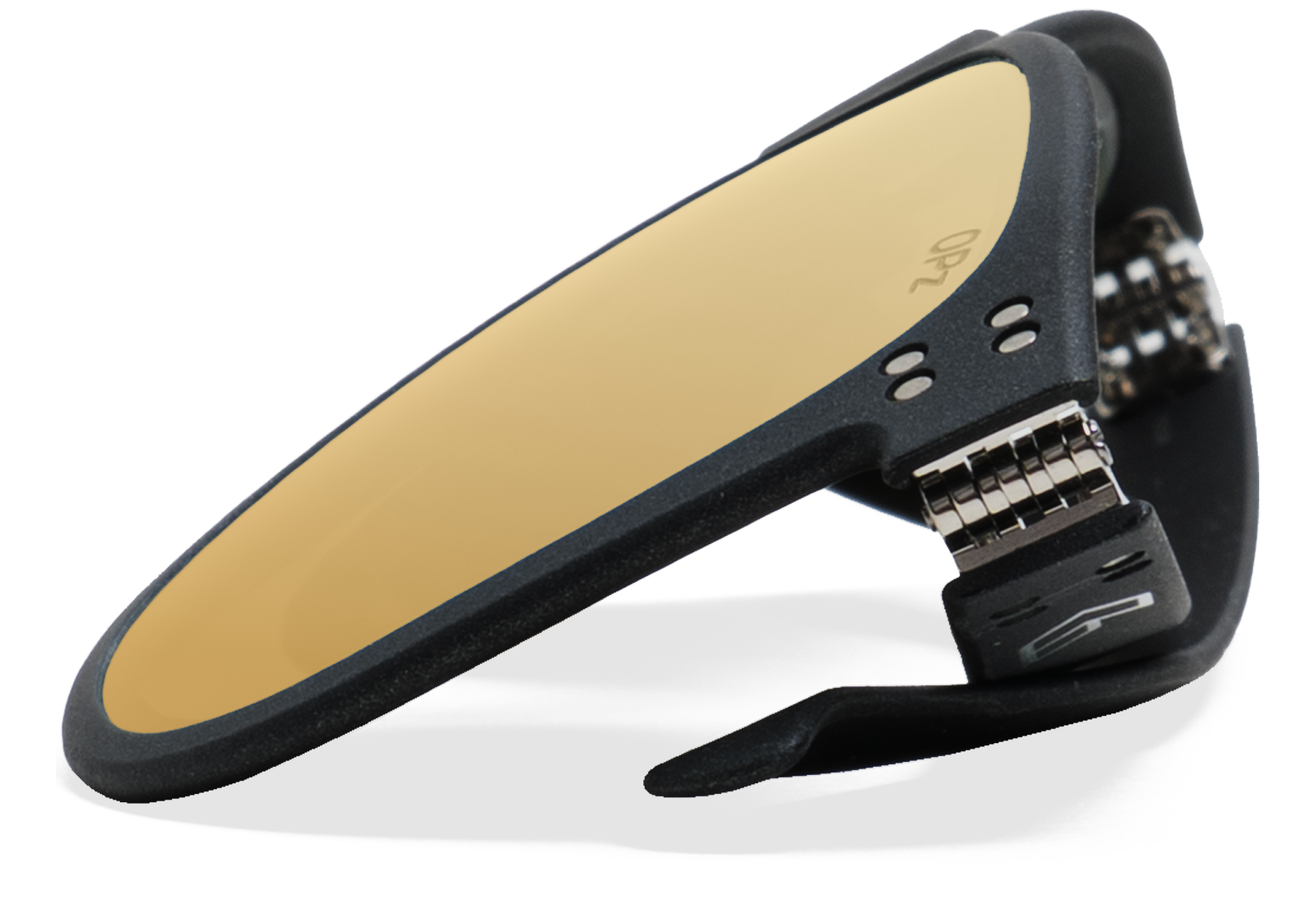 gatorz wraith optimized polarized opz goldmirror black engraved logo 4