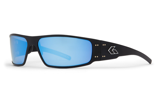 MAGNUM - BLACK / SILVER LOGO - DIGITALLY OPZ SMOKE / BLUE MIRROR