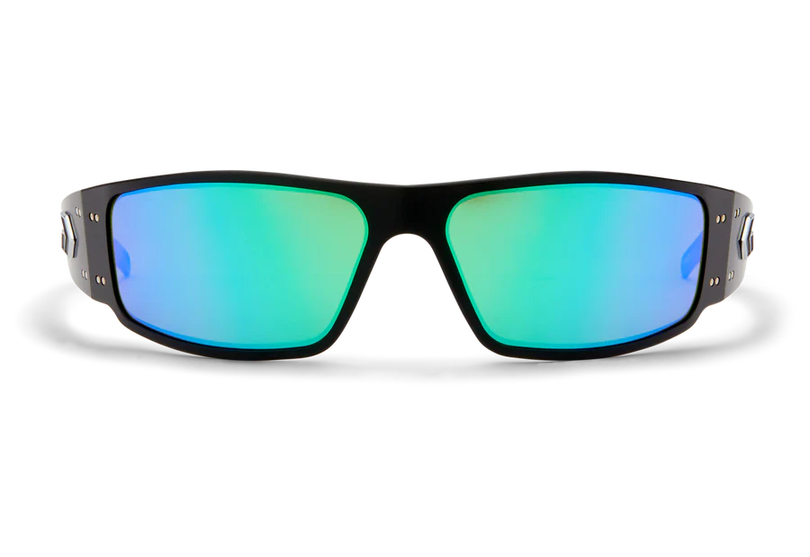 GATORZ MAGNUM BLACK / DIGITALLY OPZ BROWN, GREEN MIRROR LENS