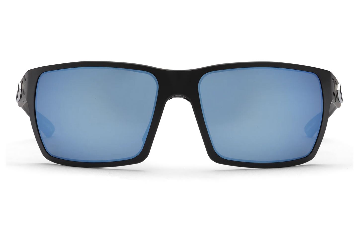 MARAUDER - BLACK / SILVER LOGO - OPZ SMOKE POLARIZED BLUE MIRROR