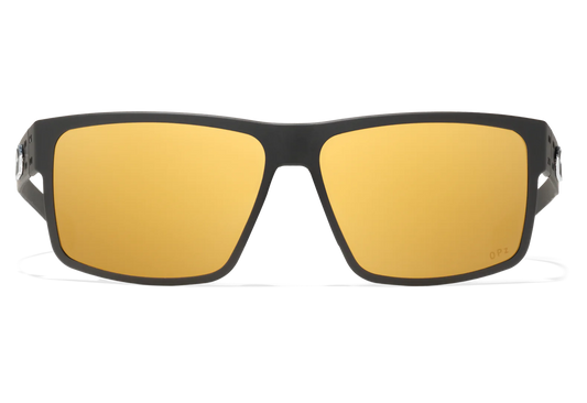 RIG - BLACK / SILVER LOGO - OPZ GOLD MIRROR POLARIZED