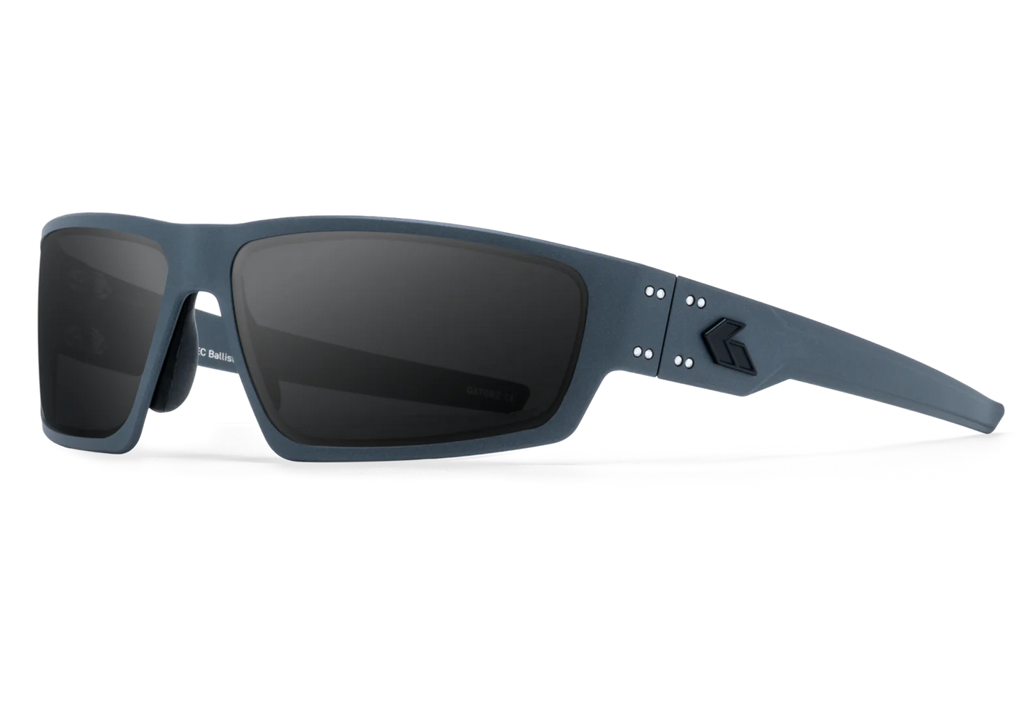 MILSPEC BALLISTIC ANSI Z87.1 WARHAWK - SLATE / BLACK LOGO - SMOKE / ANTI-FOG