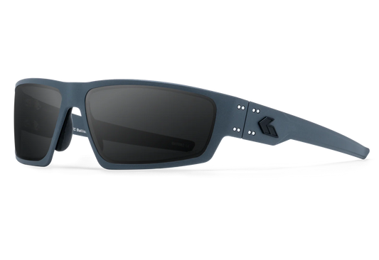 MILSPEC BALLISTIC ANSI Z87.1 WARHAWK - SLATE / BLACK LOGO - SMOKE / ANTI-FOG