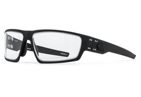GATORZ MILSPEC BALLISTIC ANSI Z87.1+ WARHAWK - BLACK / BLACK LOGO - CLEAR / ANTI-FOG