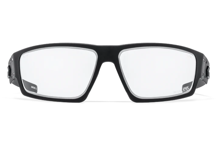 GATORZ MILSPEC BALLISTIC ANSI Z87.1+ WARHAWK - BLACK / BLACK LOGO - CLEAR / ANTI-FOG