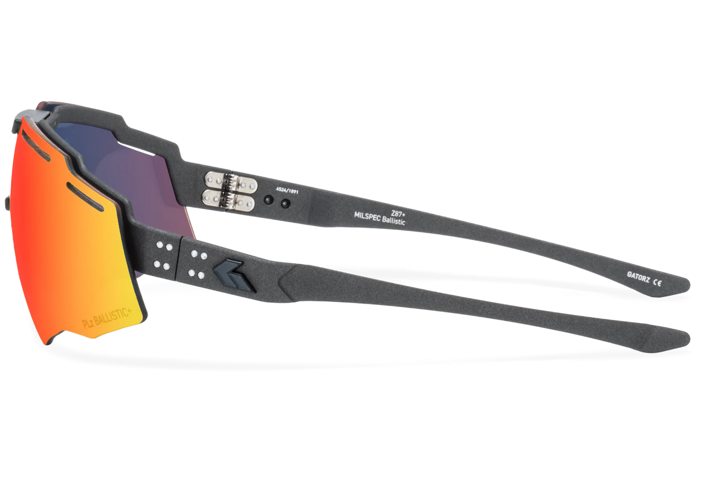 MILSPEC BLASTSHIELD B2 - GRAPHITE / ANSI Z87+ SMOKE SUNBURST POLARIZED