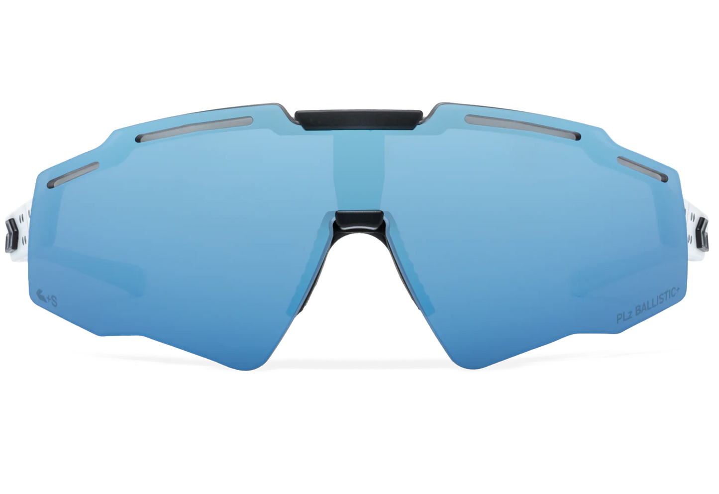 MILSPEC BLASTSHIELD B2 - FROST / ANSI Z87+ SMOKE BLUE MIRROR POLARIZED