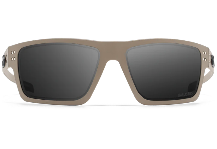 GATORZ SENTIX TAN / MILSPEC BALLISTIC SMOKE LENS / ANTI-FOG COATING