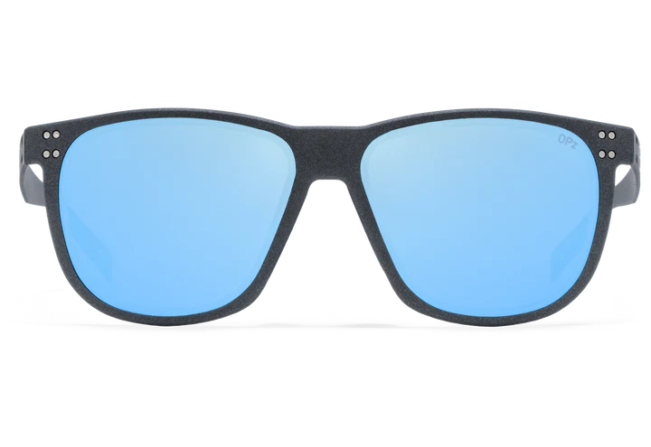 GATORZ WRAITH GRAPHITE / OPZ SMOKE, BLUE MIRROR LENS / ANTI-REFLECTIVE COATING